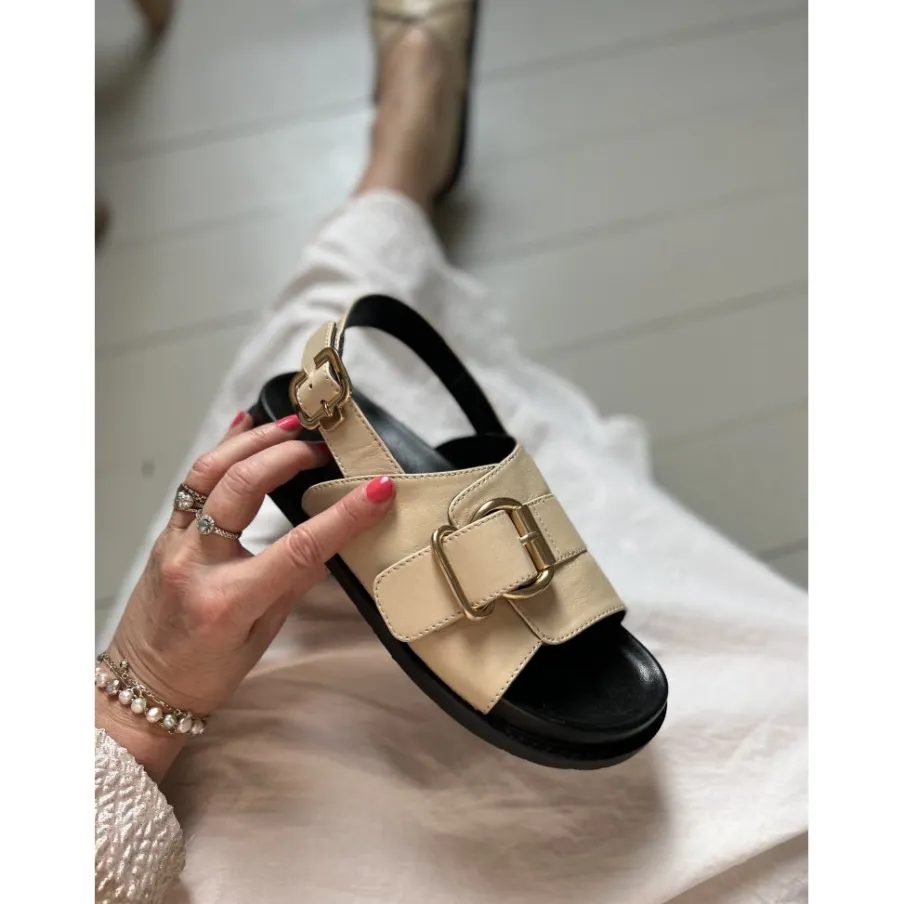 Copenhagen Shoes Flade Sandaler^FOREVER YOU - BEIGE Foreveryou sandal beige