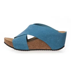 Copenhagen Shoes Sandaler Med Kilehæle^FRANCES 22 - Denim