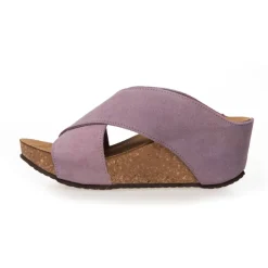 Copenhagen Shoes Sandaler Med Kilehæle^FRANCES 22 Suede - Lavenda 21