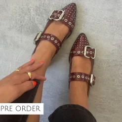 Copenhagen Shoes Loafers|Ballerinasko^FUTURE VIBES PATENT (P) - Bordo