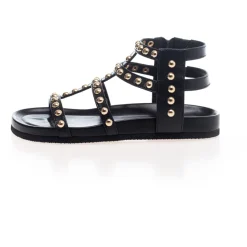 Copenhagen Shoes Flade Sandaler^GLORIE NIGHT - BLACK Glorienight sandal black