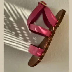 Copenhagen Shoes Flade Sandaler^GLOWING - PINK Glowingsandal pink