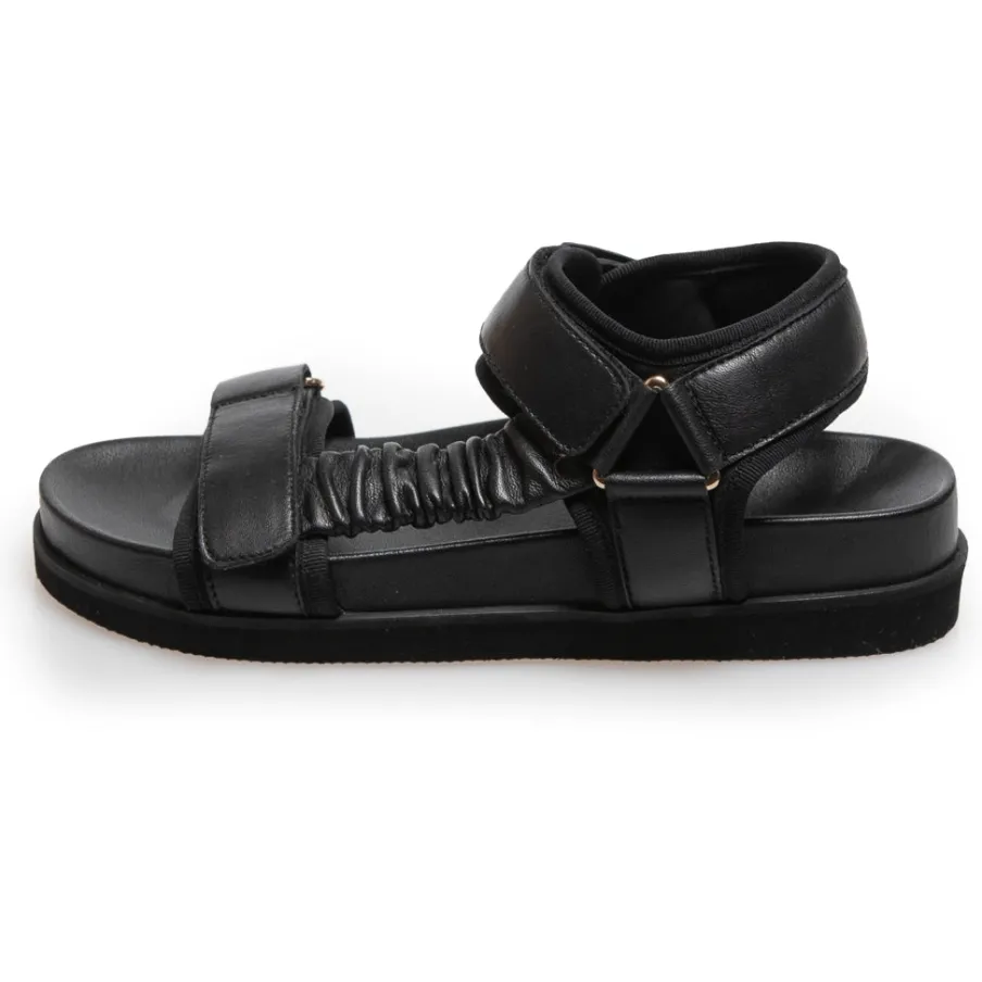 Copenhagen Shoes Flade Sandaler^GO FOR BEACH - Black