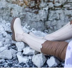 Copenhagen Shoes Lange Støvler^GOING HIGH - Beige Beige All. Goinghigh boot high long beige beige all