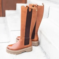 Copenhagen Shoes Lange Støvler^GOING HIGH - Cognac Goinghigh boot high long cognac