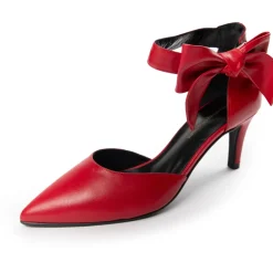 Copenhagen Shoes Stiletter^GOING OUT Leather - PASSION (RED) Goingout leather heels passion red