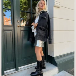 Copenhagen Shoes Lange Støvler^HEARTBEAT AND MORE - Black