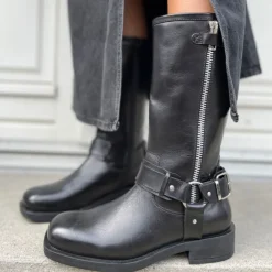 Copenhagen Shoes Lange Støvler^HEARTBEAT AND MORE - Black