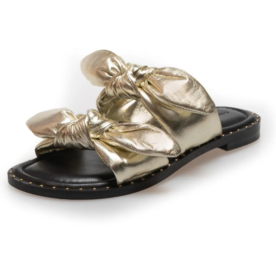 Copenhagen Shoes Flade Sandaler^I FEEL IT - Gold