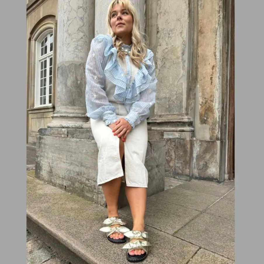 Copenhagen Shoes Flade Sandaler^I FEEL IT - Gold