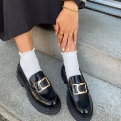 Copenhagen Shoes Loafers^ICONIC WALK PATENT - Black patent