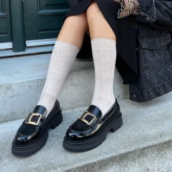 Copenhagen Shoes Loafers^ICONIC WALK PATENT - Black patent