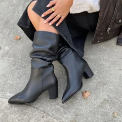 Copenhagen Shoes Støvler Med Hæl|Lange Støvler^ILLUSION - Black