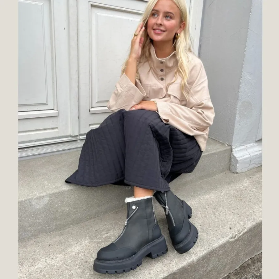 Copenhagen Shoes Ankelstøvler^IT IS JUST A SNOW DAY - BLACK Itis just a snow day stoevler black