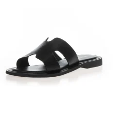 Copenhagen Shoes Flade Sandaler^IVY - LEATHER - Black