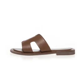 Copenhagen Shoes Flade Sandaler^IVY - LEATHER - Cognac