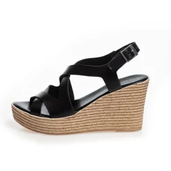 Copenhagen Shoes Sandaler Med Kilehæle^JADIE - BLACK Jadiesandal wedge black