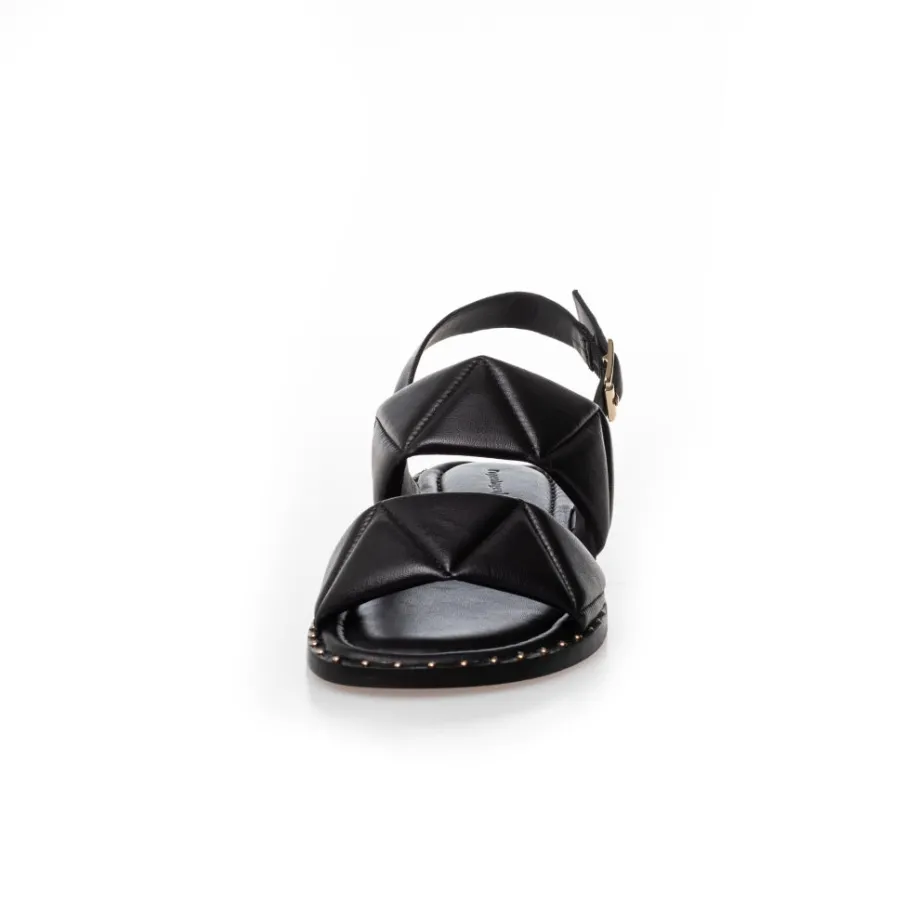 Copenhagen Shoes Flade Sandaler^JUST BECAUSE - BLACK Justbecause sandal black