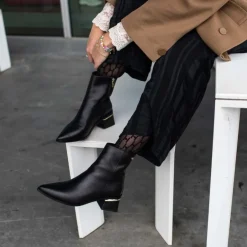 Copenhagen Shoes Støvler Med Hæl|Ankelstøvler^KATIE - BLACK Katieboot black