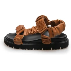 Copenhagen Shoes Flade Sandaler^KEEP WALKING - Cognac
