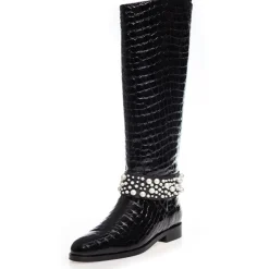 Copenhagen Shoes Lange Støvler^LADY BOOT - Black