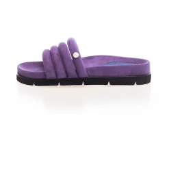Copenhagen Shoes Flade Sandaler^LEAFS SUEDE - Lilac