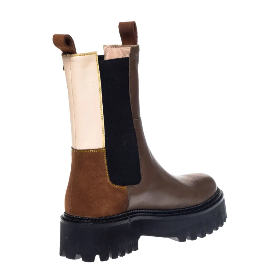 Copenhagen Shoes Chelsea Boots|Ankelstøvler^LEMON (MULTICOLOR) - BROWN MULTI Lemonmulticolor boot brown multi