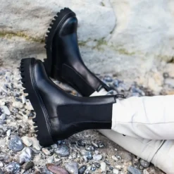 Copenhagen Shoes Chelsea Boots|Ankelstøvler^LEMON (PLAIN COLOR) - Black Lemonplain color boot black