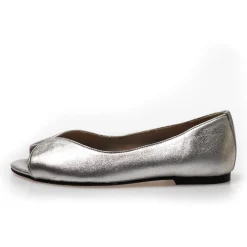 Copenhagen Shoes Ballerinasko^LIKE A MELODY - METALLIC - White gold
