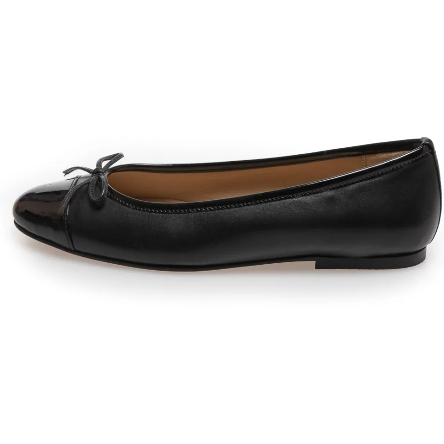 Copenhagen Shoes Ballerinasko^LIKE MOVING - PATENT TOE - Black patent
