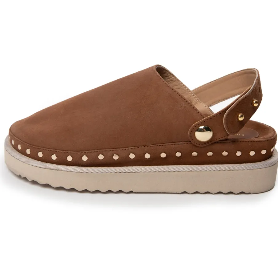 Copenhagen Shoes Mules · Slip Ins^LIVE AND SMILE - COGNAC - New cognac