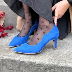 Copenhagen Shoes Stiletter^LOVE AND JOY - ELECTRIC BLUE Loveand joy heels electric blue
