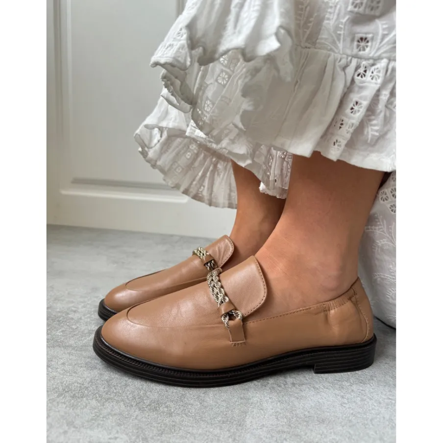 Copenhagen Shoes Loafers^LOVE AND WALK - Cappuccino