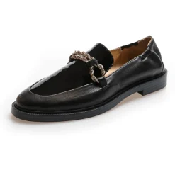 Copenhagen Shoes Loafers^LOVE AND WALK - PATENT - Black patent