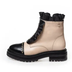 Copenhagen Shoes Ankelstøvler^LOVE ME MULTI - BEIGE W/BEIGE Loveme multi boot beige w beige