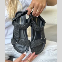 Copenhagen Shoes Flade Sandaler^LOVE SOMEONE - Black