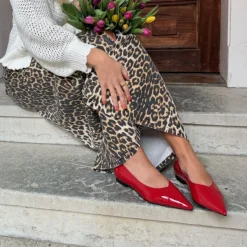 Copenhagen Shoes Ballerinasko^MAKE PASSION PATENT - Red patent