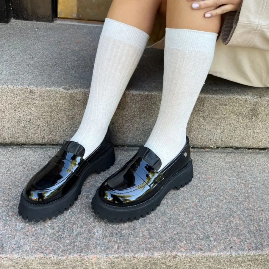 Copenhagen Shoes Loafers^MAKE WAVES PATENT - BLACK/PATENT Makewaves patent loafer black patent