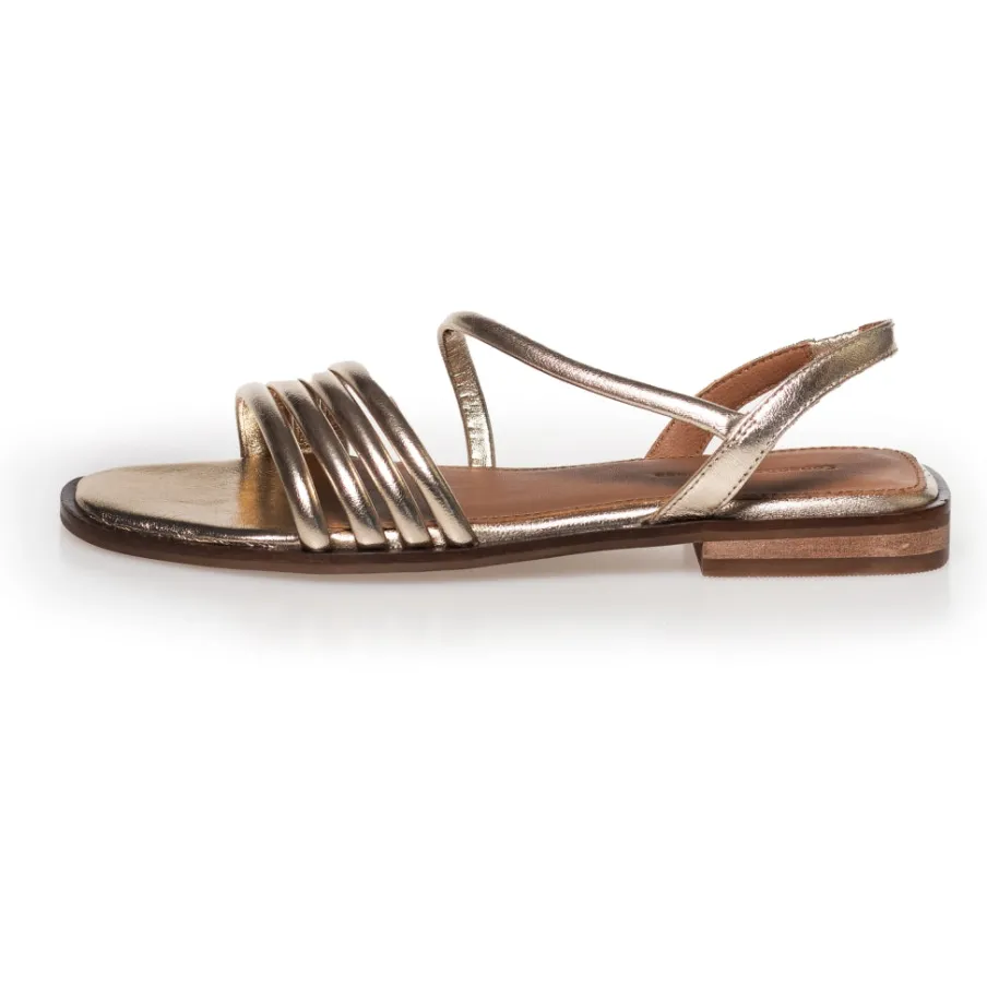 Copenhagen Shoes Flade Sandaler^ME AND YOU - GOLD - Platino