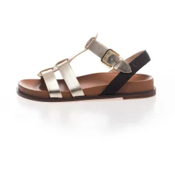 Copenhagen Shoes Flade Sandaler^MEMORY LANE - Gold Memorylane sandal gold