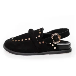 Copenhagen Shoes Mules · Slip Ins^MILLA SHOES - BLACK SUEDE Millashoes loafer black suede