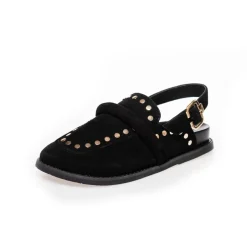 Copenhagen Shoes Mules · Slip Ins^MILLA SHOES - BLACK SUEDE Millashoes loafer black suede