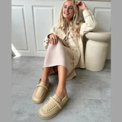 Copenhagen Shoes Mules · Slip Ins^MILLA SHOES LEATHER - Beige