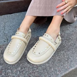 Copenhagen Shoes Mules · Slip Ins^MILLA SHOES LEATHER - Beige