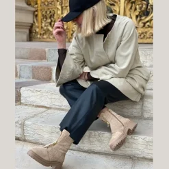 Copenhagen Shoes Ankelstøvler^MOONLIGHT SUEDE - SAND Moonlightsuede boot sand