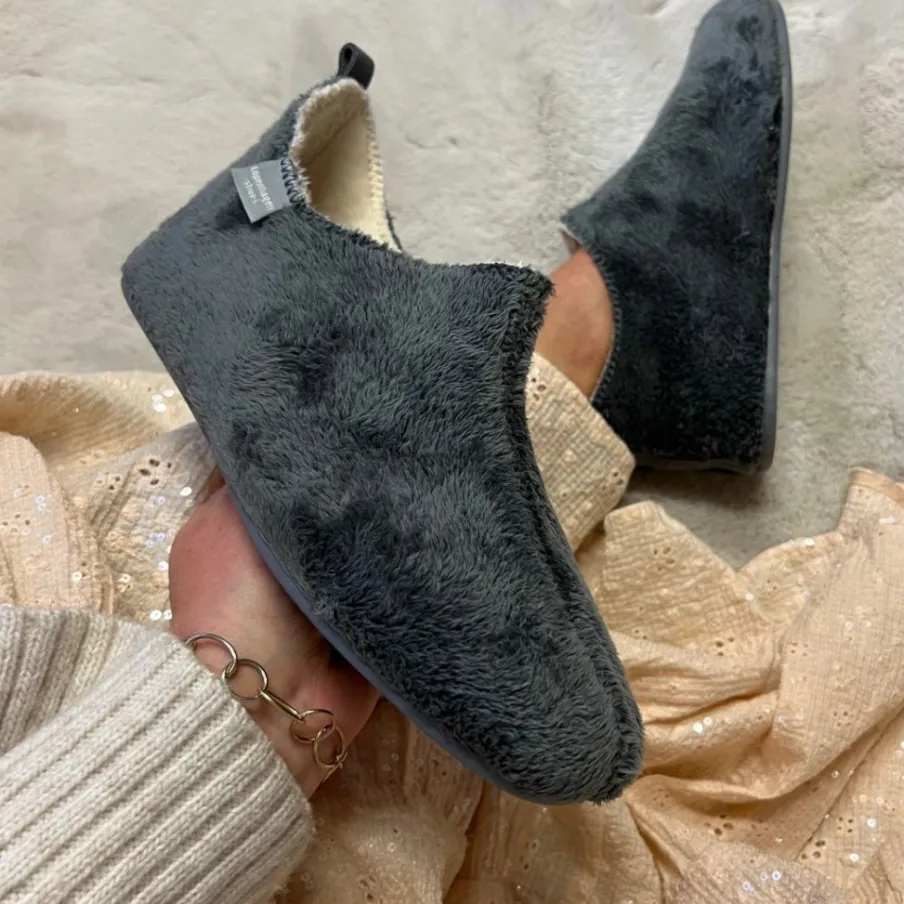 Copenhagen Shoes Hjemmesko^MORNINGS - DK. GREY Morningshomeslipper dk grey