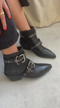 Copenhagen Shoes Ankelstøvler^MOVE FOR MORE BLACK (P) - BLACK Movefor more black pre order del mid october stoevler black