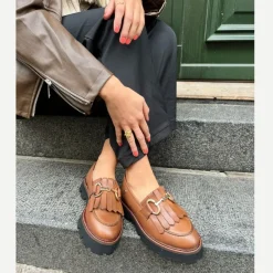 Copenhagen Shoes Loafers^MOVE ME - COGNAC Moveme loafer cognac