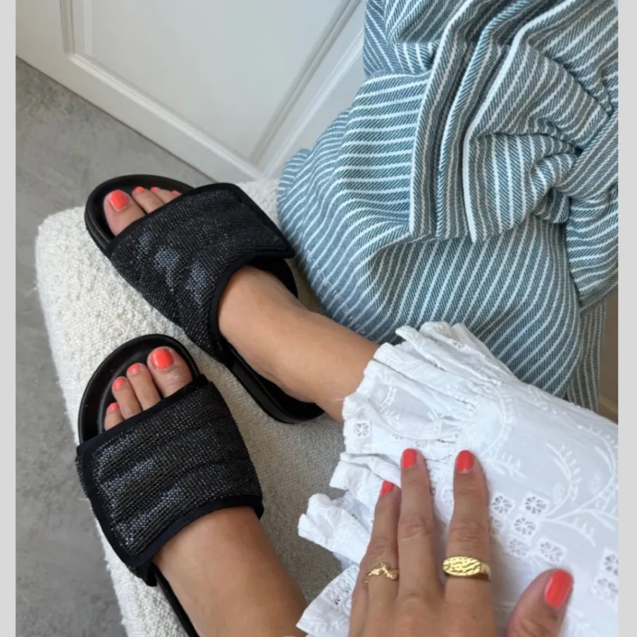 Copenhagen Shoes Flade Sandaler^MOVE WITH ME - Black