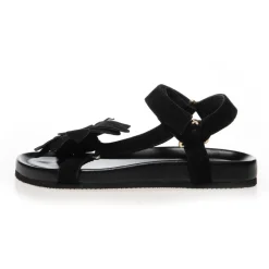 Copenhagen Shoes Flade Sandaler^MY FLOWERS - Black